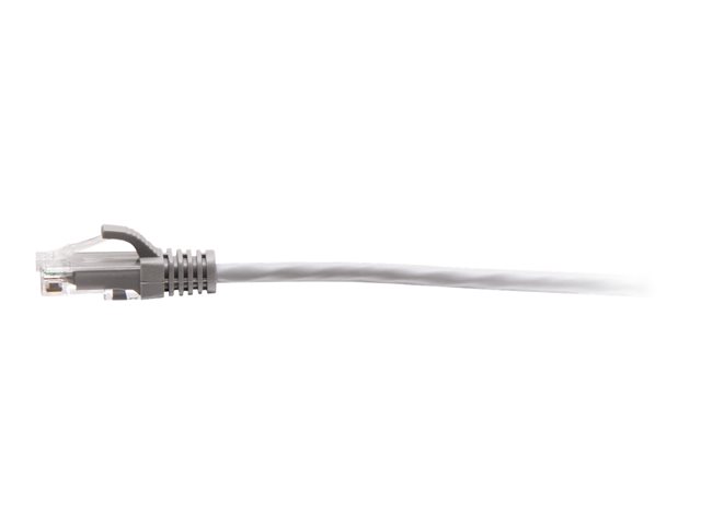C2G 15ft (4.5m) Cat6a Snagless Unshielded (UTP) Slim Ethernet Network Patch Cable - Gray - patch cable - 4.5 m - grey