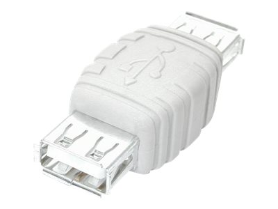 StarTech USB A Gender Changer - F/F - USB gender changer - USB (F) to USB (F) - GCUSBAAFF - USB gender changer - USB (F) to USB (F) - for P/N: USBEXTAA_6, USBFAB_10, USBFAB_15, USBFAB_6