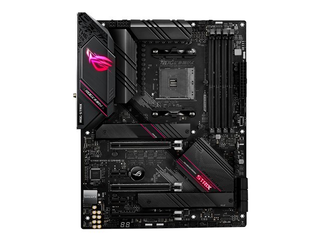 ASUS ROG STRIX B550-E GAMING - Motherboard - ATX - Socket AM4 - AMD B550 Chipset - USB-C Gen2, USB 3.2 Gen 1, USB 3.2 Gen 2 - 2.5 Gigabit LAN, Wi-Fi, Bluetooth - onboard graphics (CPU required) - HD Audio (8-channel)