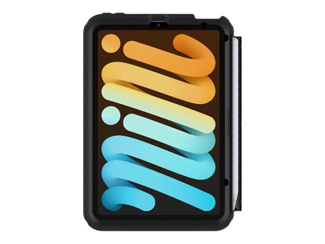 OtterBox Defender Series - Protective case for tablet - polycarbonate, synthetic rubber - black - for Apple iPad mini (6th generation)