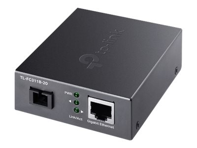 TP-Link TL-FC311B-20 V2 - fibre media converter - 1GbE