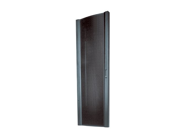 42U CURVED FRONT DOOR BLACK