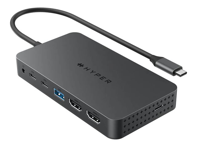 HyperDrive Next - docking station - USB-C / USB4 / Thunderbolt 3 / Thunderbolt 4 - 2 x HDMI - 1GbE