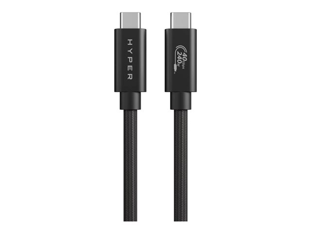 Hyper HyperDrive Next - USB cable - USB-C (M) to USB-C (M) - USB4 - 1.2 m - black