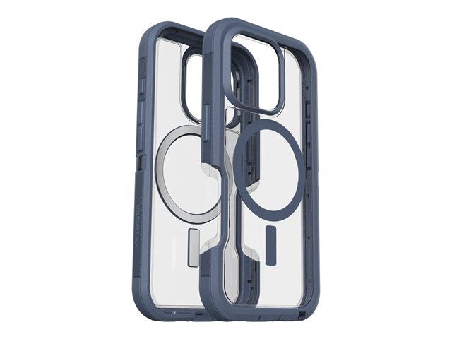 OtterBox Defender Series XT - Back cover for mobile phone - rugged - MagSafe compatibility - plastic - baby blue jeans - for Apple iPhone 16 Pro