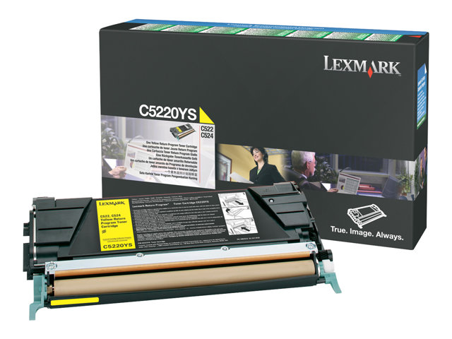 Lexmark - yellow - original - toner cartridge - LCCP, LRP