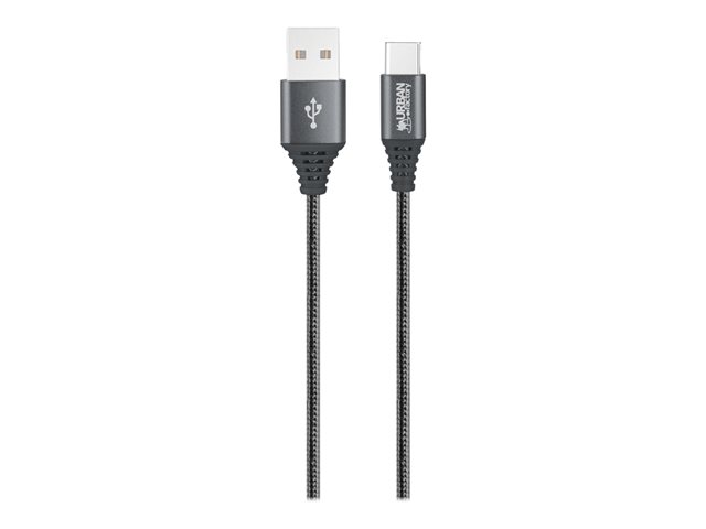 BRAIDED NYLON CABLE BRAID USB-C 1.50M