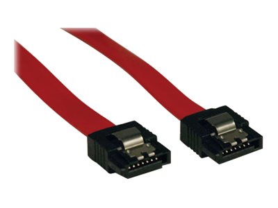 Tripp Lite 8in Serial ATA SATA Latching Signal Cable 7Pin / 7Pin M/M 8" - SATA cable - 20 cm