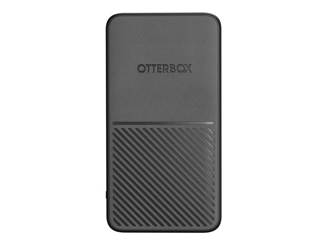 POWER BANK 5K MAH USB A AND C 12W - BLACK