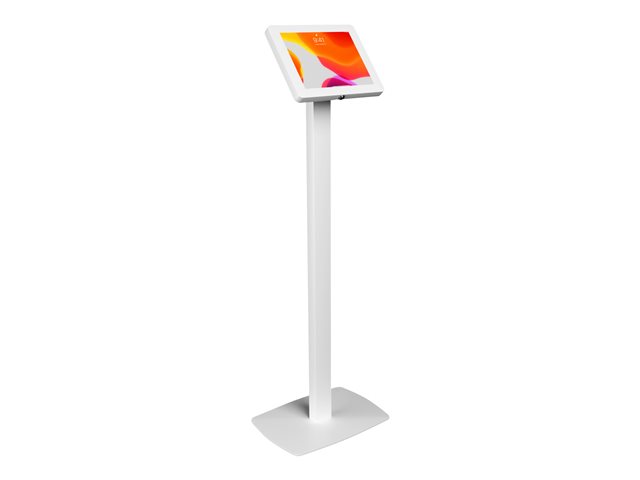 PREMIUM THIN PROFILE FLOORSTAND WITH VESA PLATE AND BASE (WHITE