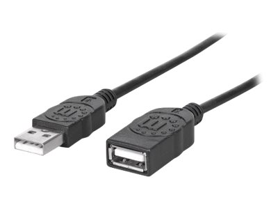 USB-A CABLE 1.8M MALE/FEMALE- 480MBPS (USB 2.0) EXTENSION BLC