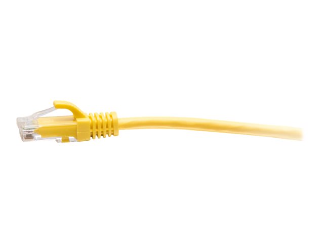C2G 25ft (7.6m) Cat6a Snagless Unshielded (UTP) Slim Ethernet Network Patch Cable - Yellow - patch cable - 7.6 m - yellow