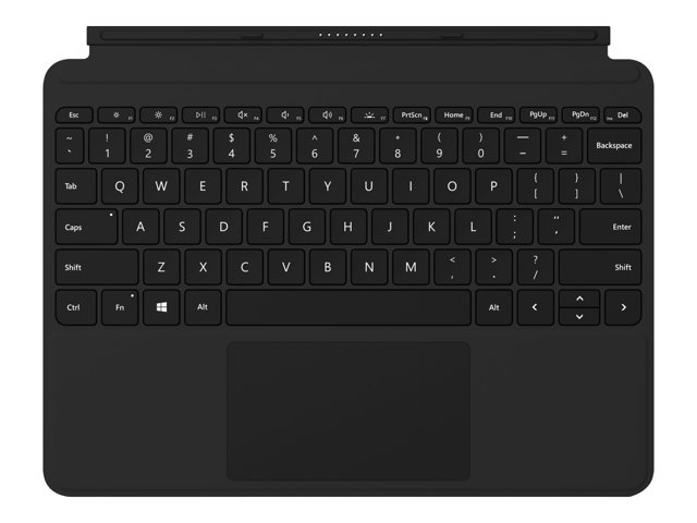 Microsoft Surface Go Signature Type Cover - keyboard - with trackpad, accelerometer - QWERTY - UK - black Input Device
