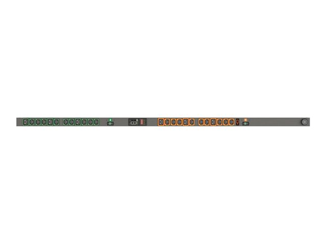 Geist Switched Outlet Level Monitoring EC MGU3EGB1-24PH63-3PS6B2A10-S - Zero U - power distribution unit - 7.3 kW