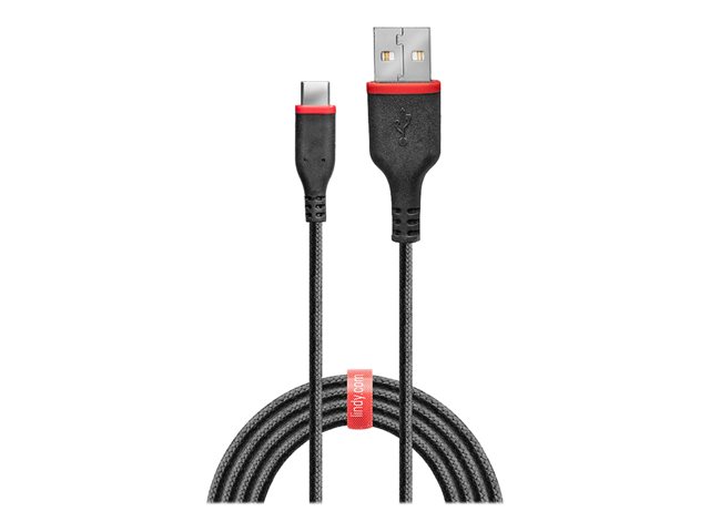 0.5M REINFORCED USB TYPE A TO TYPE C CHARGING CABLE