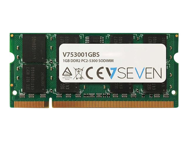 1GB DDR2 667MHZ CL5 NON ECC SO DIMM PC2-5300 1.8V LEG
