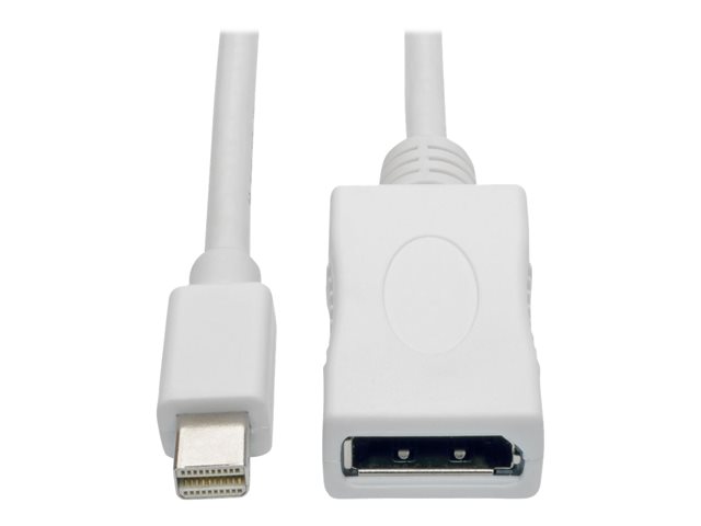Eaton Tripp Lite Series Keyspan Mini DisplayPort to DisplayPort Adapter Cable (M/F), 4K 60 Hz, DP 1.2, HDCP 2.2, 3 ft. (0.9 m) - DisplayPort adapter - 91.44 cm