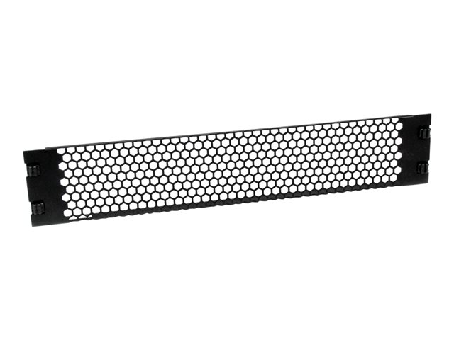 StarTech.com 2U Tool-Less Vented Blank Rack Panel - blank panel - 2U