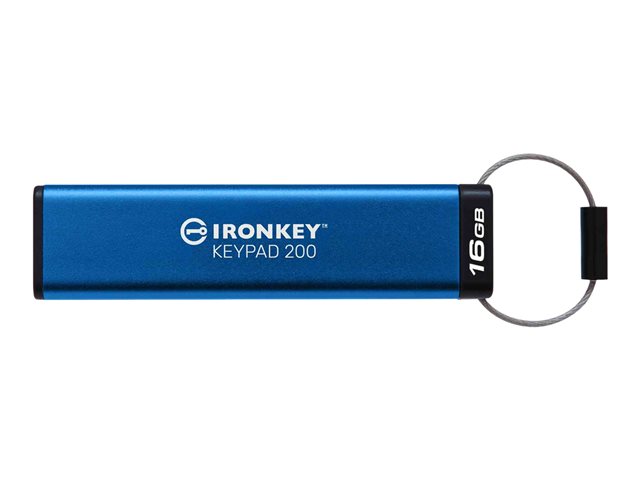 16GB IRONKEY KEYPAD 200 AES-256 ENCRYP FIPS 140-3 LVL 3(PENDING