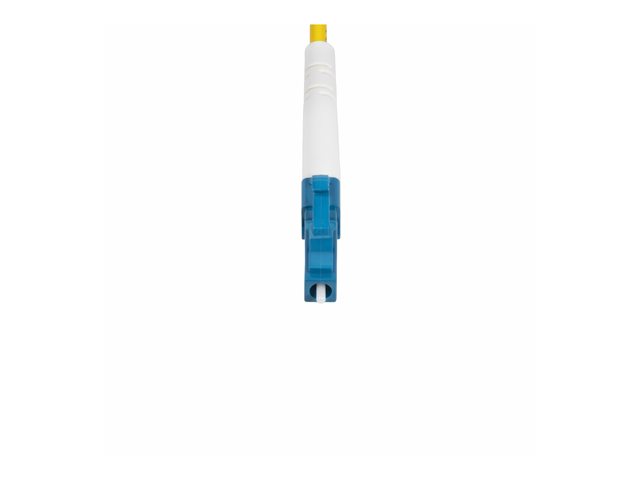 StarTech.com 3m (9.8ft) LC to LC (UPC) OS2 Single Mode Simplex Fiber Optic Cable, 9/125µm, Laser Optimized, 40G/100G, Bend Insensitive, Low Insertion Loss - LSZH Fiber Patch Cord (SPSMLCLC-OS2-3M) - patch cable - 3 m - 3 m - yellow
