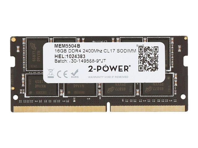 16GB DDR4 2400MHz CL17 SODIMM