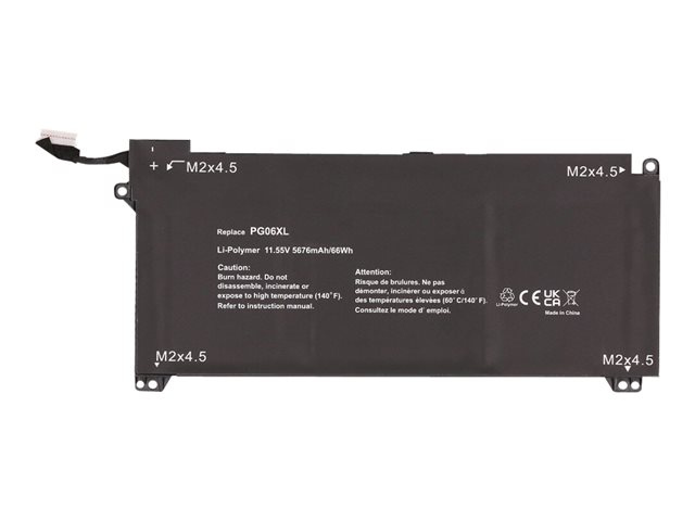 2-Power - laptop battery - 11.55 V - Li-pol - 5675 mAh - 66 Wh