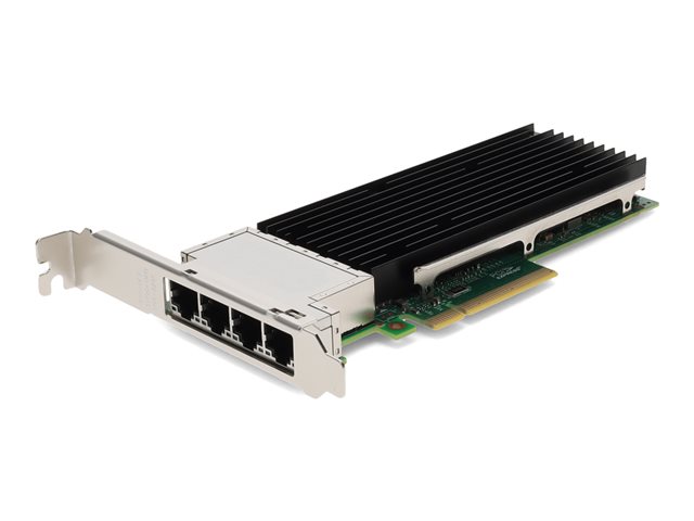 AddOn - network adapter - PCIe 3.0 x8 - 10 Gigabit Ethernet x 4