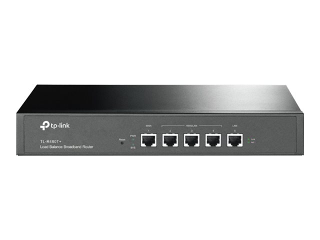 TP-Link TL-R480T+ - Router 3-port switch WAN ports: 2