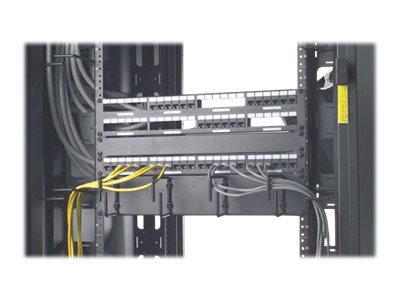 APC Data Distribution Cable - Network cable - TAA Compliant - RJ-45 (F) to RJ-45 (F) - 4.6 m - UTP - CAT 5e - riser - grey