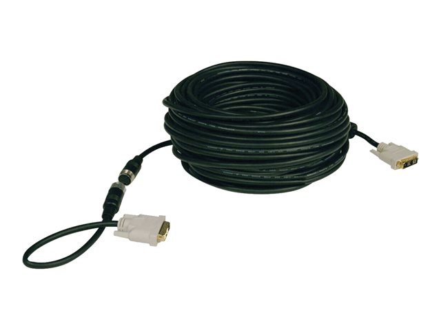 Tripp Lite 100ft DVI Single Link Digital TMDS Monitor Cable Easy Pull DVI-D M/M 100' - DVI cable kit - 30.5 m