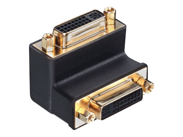 90 DEGREE DVI ADAPTER MOULDED FEMALE