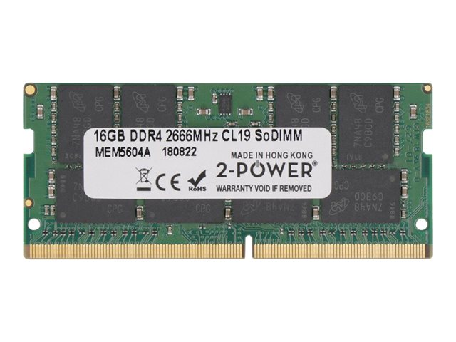 16GB DDR4 2666MHZ CL19 SODIMM .