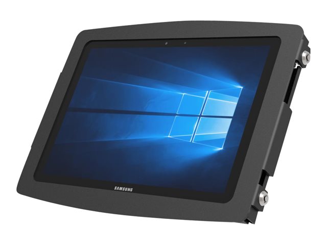 Compulocks Surface Pro 7 / Galaxy Tab Pro S Enclosure Wall Mount Tablet Frame - Mounting kit (wall mount, enclosure) - for tablet - aluminium - black - wall-mountable - for Microsoft Surface Pro (Mid 2017), Pro 3, Pro 4, Pro 6, Pro 7, Samsung Galaxy TabPr