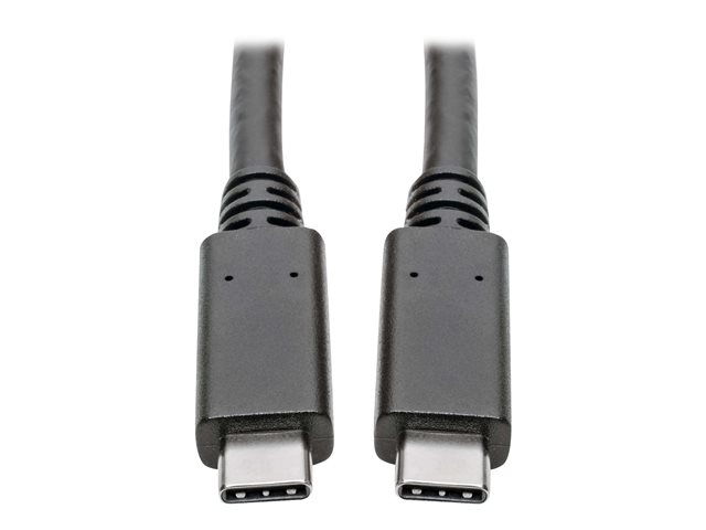 Eaton Tripp Lite Series USB-C Cable (M/M) - USB 3.2, Gen 1 (5 Gbps), USB-IF certified, Thunderbolt 3 Compatible, 6 ft. (1.83 m) - USB-C cable - 24 pin USB-C to 24 pin USB-C - 1.83 m