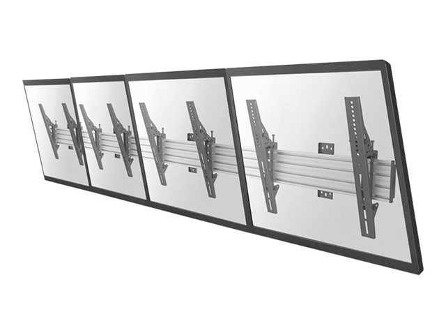 Neomounts NMPRO-WMB4 bracket - for 4 LCD displays - black