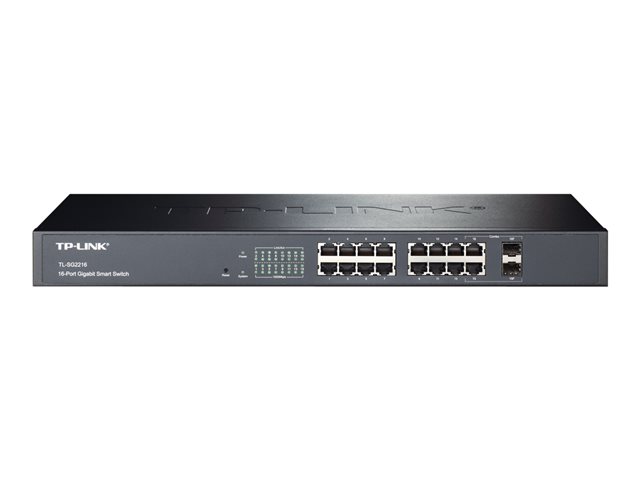 TP-Link JetStream TL-SG2216 - v2 - switch - 16 ports - smart - rack-mountable