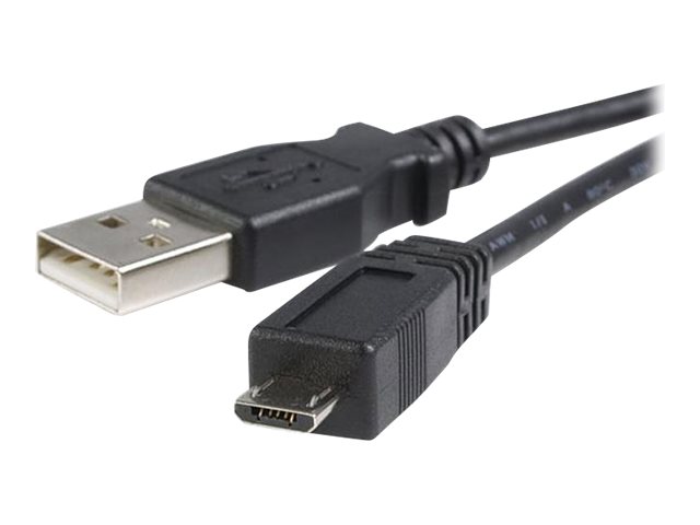 StarTech 3m Micro USB Cable M/M USB A to Micro B - USB cable - USB (M) to Micro-USB Type B (M) - USB 2.0 - 3 m - black - for P/N: KITBXAVHDPEU, KITBXAVHDPUK