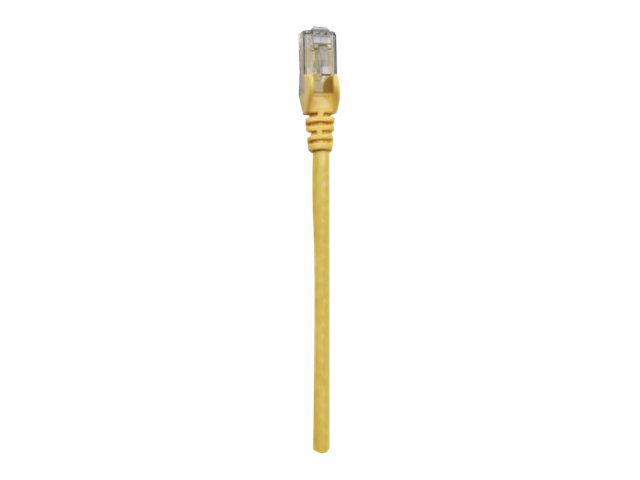 Intellinet Network Patch Cable, Cat6, 10m, Yellow, CCA, U/UTP, PVC, RJ45, Gold Plated Contacts, Snagless, Booted, Lifetime Warranty, Polybag - patch cable - 10 m - yellow