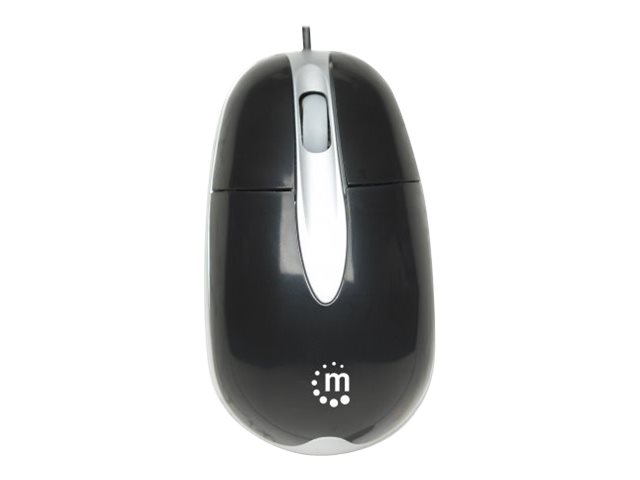 MH3 CLASSIC USB WIRED MOUSE- BLACK/GREY USB-A 1000DPI 3X BUT