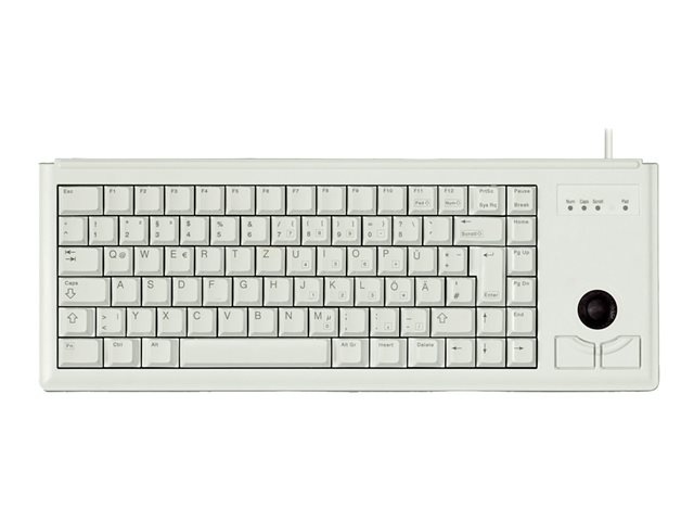 CHERRY G84-4400 Compact Keyboard - Keyboard - USB - English - light grey