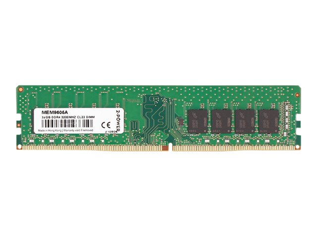 2-Power - DDR4 - module - 32 GB - DIMM 288-pin - 3200 MHz / PC4-25600 - unbuffered