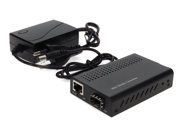1GBS 1X RJ-45 TO 1X SFP MEDIA CONVERTER