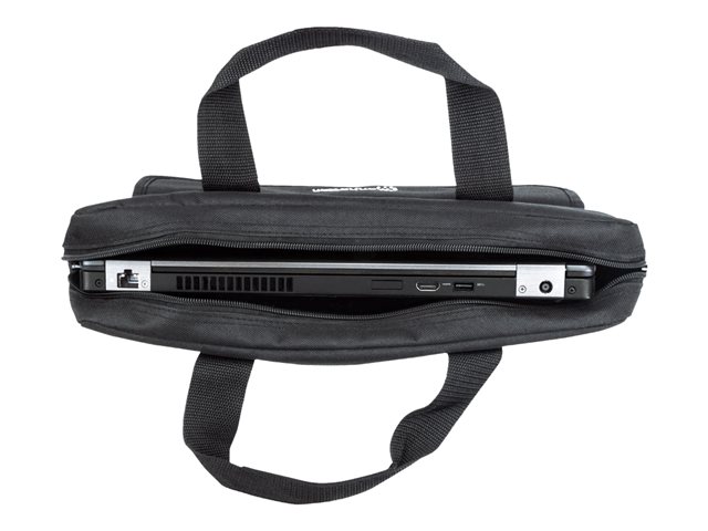 LONDON LAPTOP BAG 17.3IN BLACK- TOP LOADER