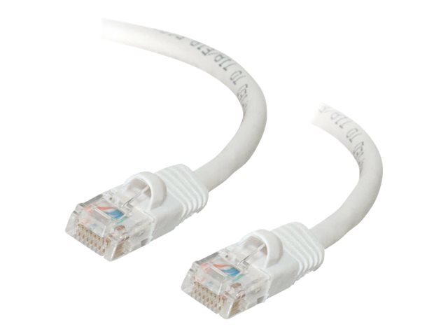 C2G Cat5e Booted Unshielded (UTP) Network Patch Cable - patch cable - 10 m - white
