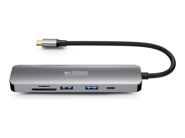 HUBEE 6 IN 1 : HUB USB-C WITH 2 USB-A/1 HDMI 4K/2 CARD READERS