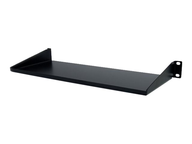 StarTech.com 1U Server Rack Cabinet Shelf, 7in Deep Fixed Cantilever Tray, Rackmount Shelf for 19" AV/Data/Network Equipment Enclosure with Cage Nuts & Screws, 33lbs Weight Capacity - 1U Rack Shelf 7" Deep (CABSHELF1U) - rack shelf - 1U