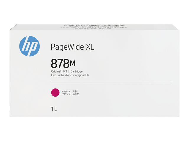 HP 878M - 1 L - magenta - original - PageWide XL - ink cartridge - for PageWide XL 8200