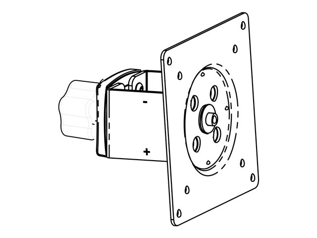 Ergotron 47-100-009 DS100 Sliding Display Bracket