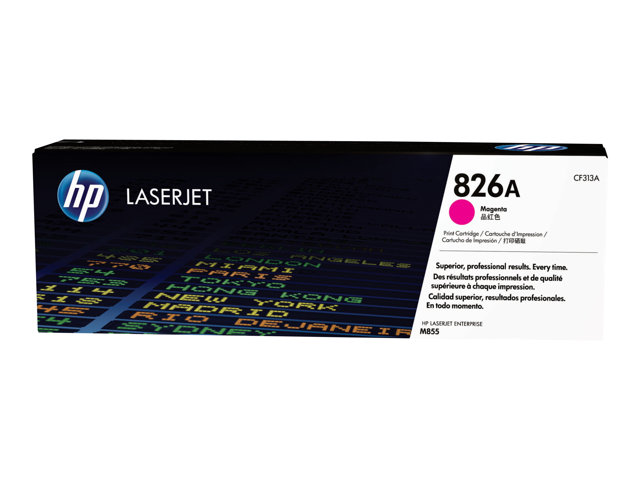 HP 826A - CF313A - 1 x Magenta - Toner cartridge - For Color LaserJet Enterprise M855dn, M855x+, M855x+ NFC/Wireless direct, M855xh