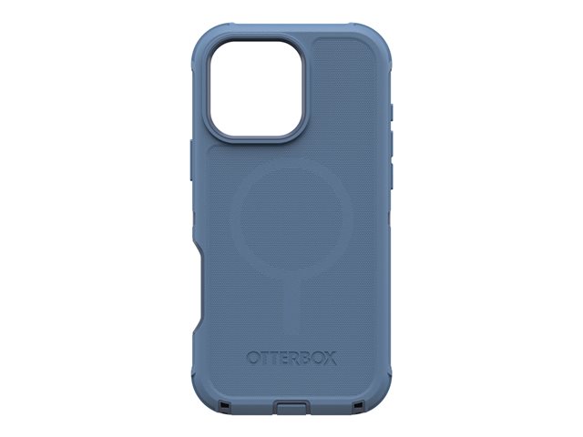 OtterBox Defender Series - Back cover for mobile phone - MagSafe compatibility - silicone - baby blue jeans (blue) - for Apple iPhone 16 Pro Max